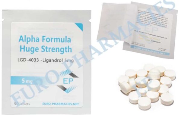 Enorm styrka (Ligandrol LGD4033) 5 mg tablett 50 tabletter Euro Pharmacies EU