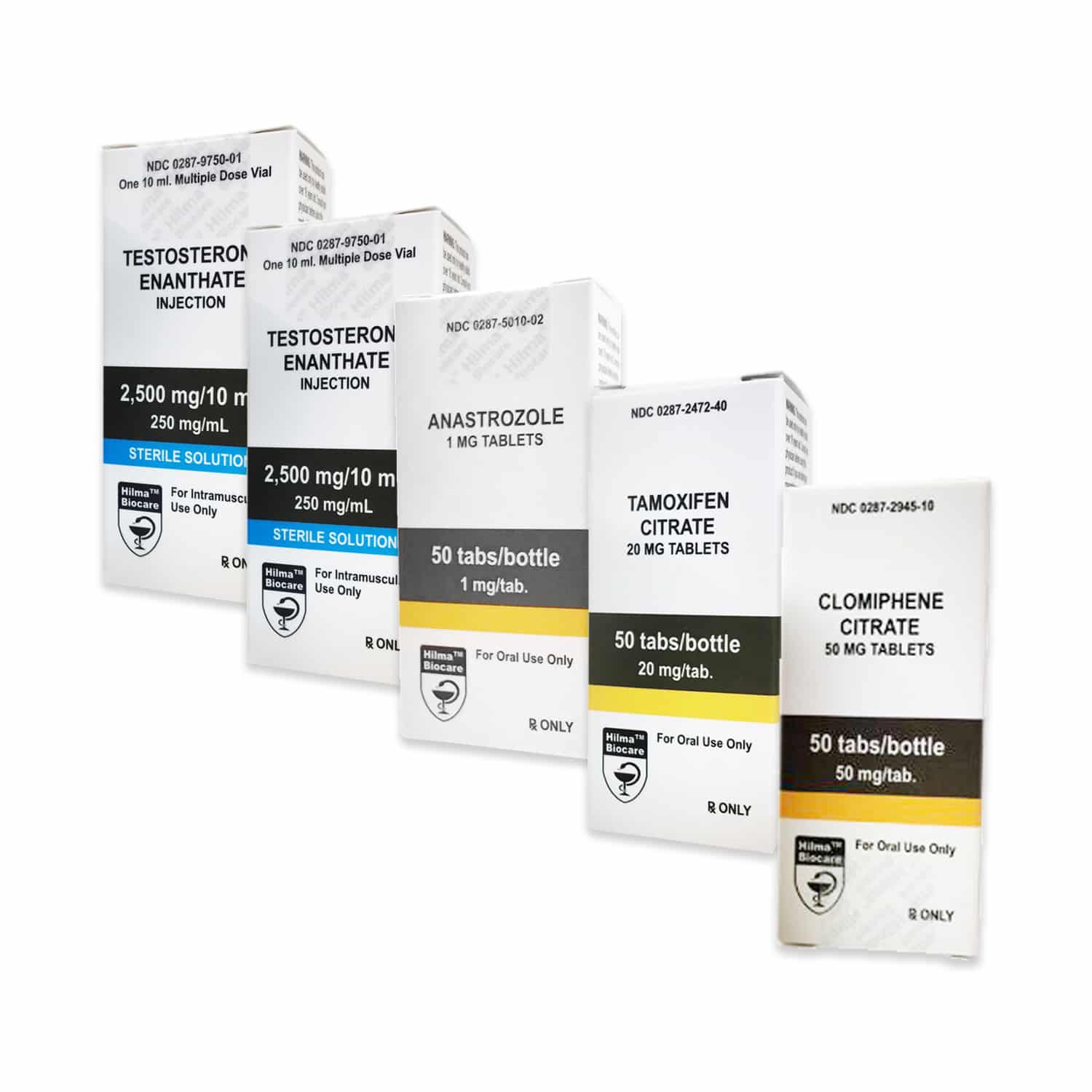 FÖRPACKNINGSMASSA (INJECTA) ENANTHAT 250 + SKYDD + PCT (8 VECKOR) Hilma