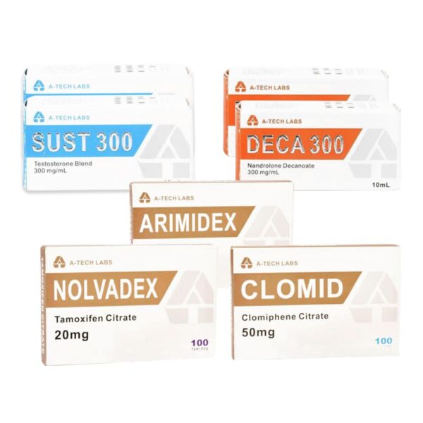FÖRPACKNINGSMASSNIVÅ II (INJICERA) A TECH LABS SUSTA+ DECA + PCT (8 VECKOR)