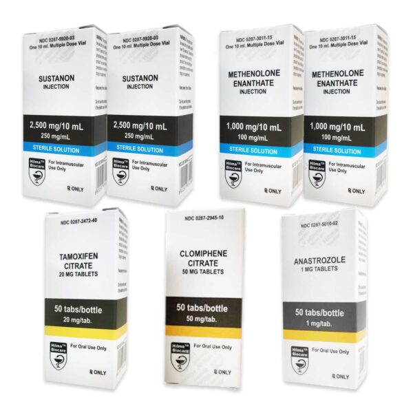 PACK MUSCLE SEC LEVEL II (INJICERA) HILMA SUSTANON + PRIMOBOLAN + PCT (8 VECKOR)