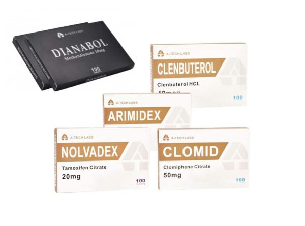 ORAL TORR MUSKELPACK A TECH LABS DIANABOL CLENBUTEROL PCT 8 VECKOR 1