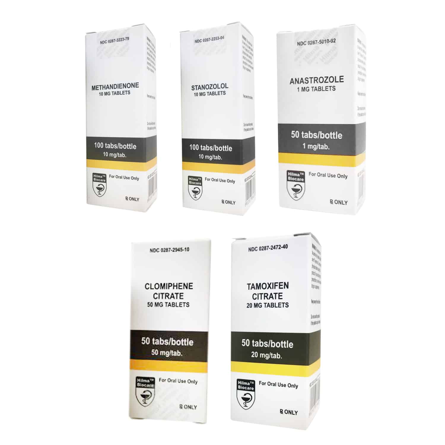 Hilma Lean Muscle Gain Pack: Orala steroider Dianabol + Winstrol (4 veckor)