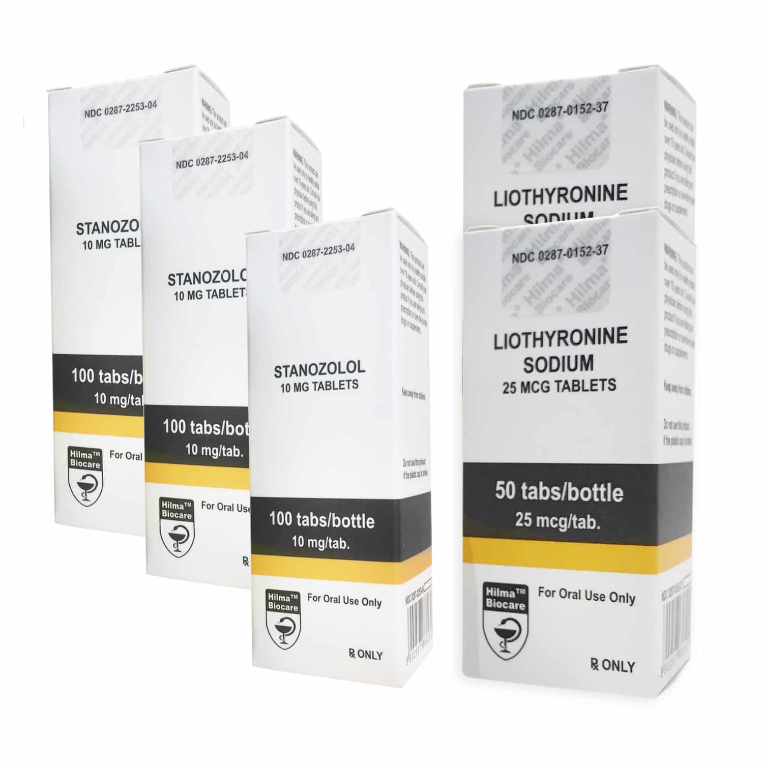 Hilma Stanozolol + T3 Cytomel oral steroid torrförpackning (8 veckor)