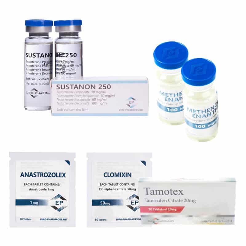 Lean Mass Gain Pack (INJIC) SUSTANON + PRIMOBOLAN + PCT (8 veckor) Euro Pharmacies