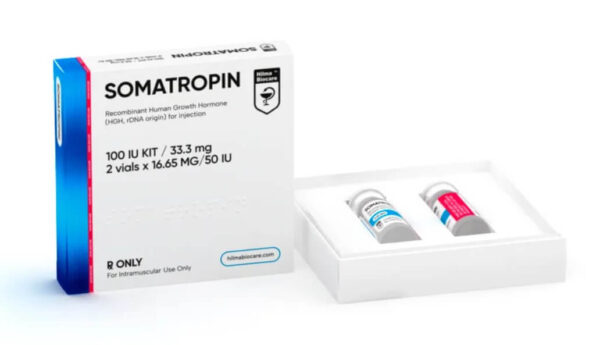 Somatropin 2 injektionsflaskor Hilma 16,65 mg
