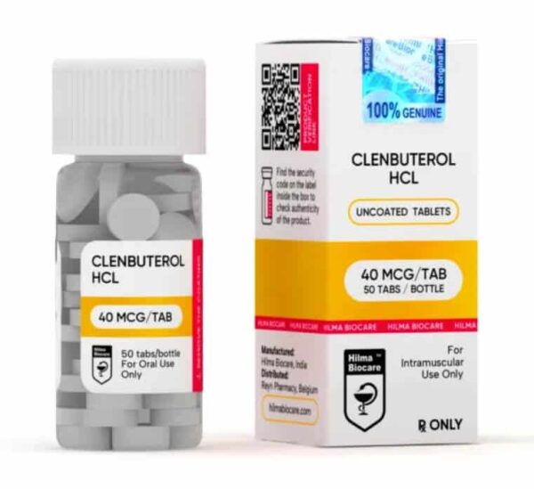 Clenbuterol 40mcg 50 tabletter Hilma
