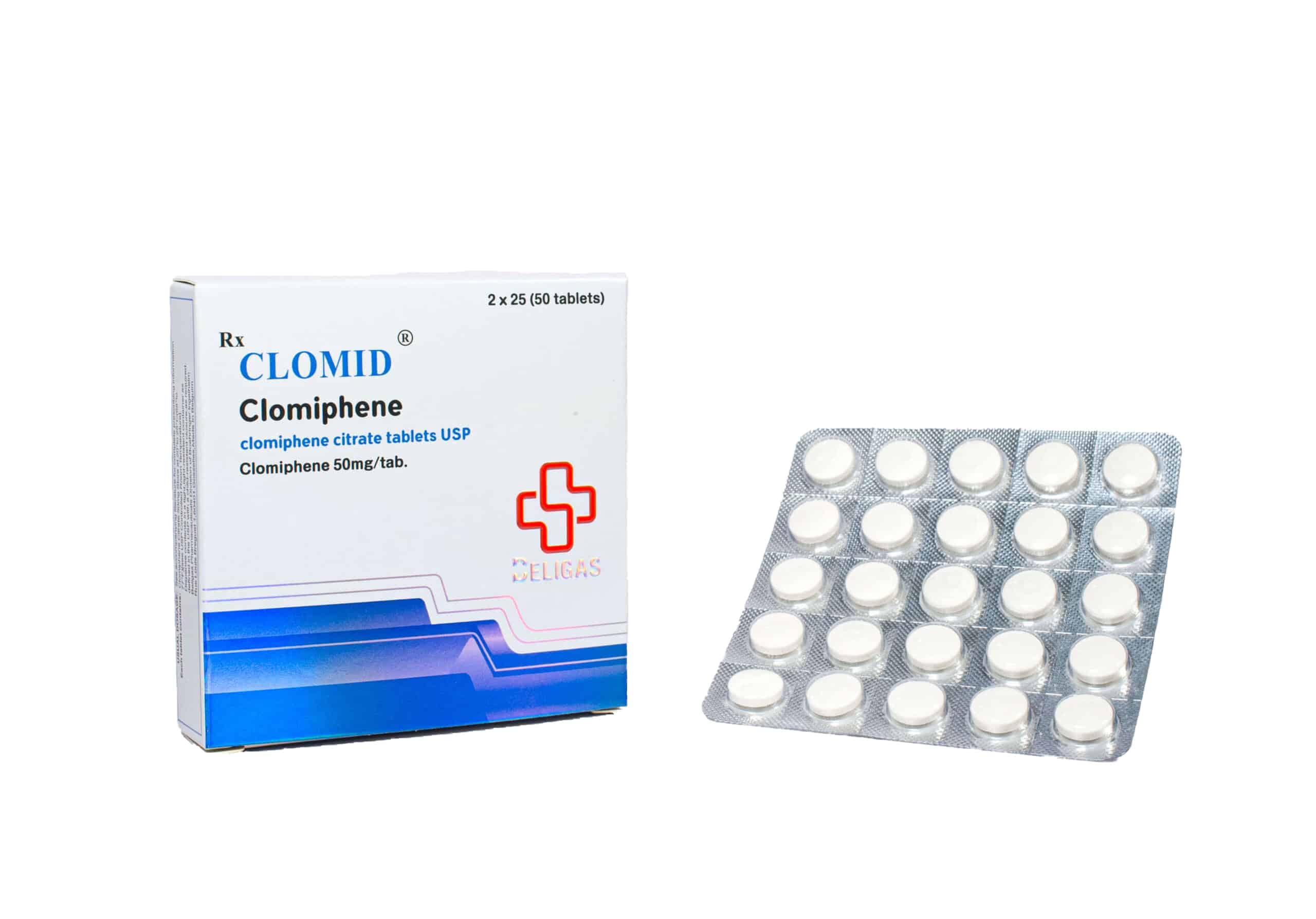 Clomid 2 x 25 mg (50 tabletter) 50 mg
