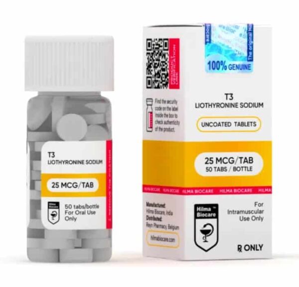 t3 25mcg 50 tabletter hilma