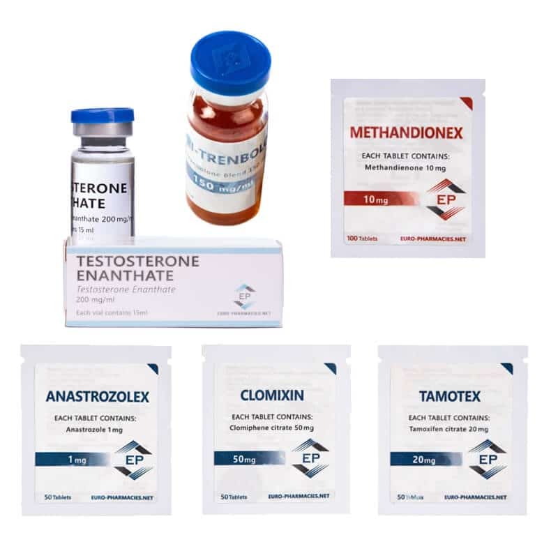 Oral injektion Lean Mass Gain Pack EURO PHARMACIES DIANABOL TEST E TRI TREN 10 veckor