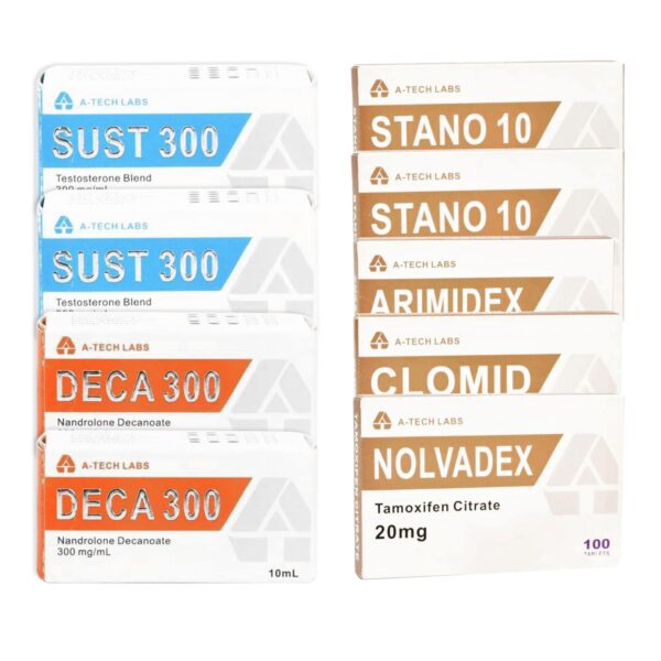 Lean Muscle Gain Pack (oral injektion) Sustanon + Deca + Winstrol (8 veckor) A Tech