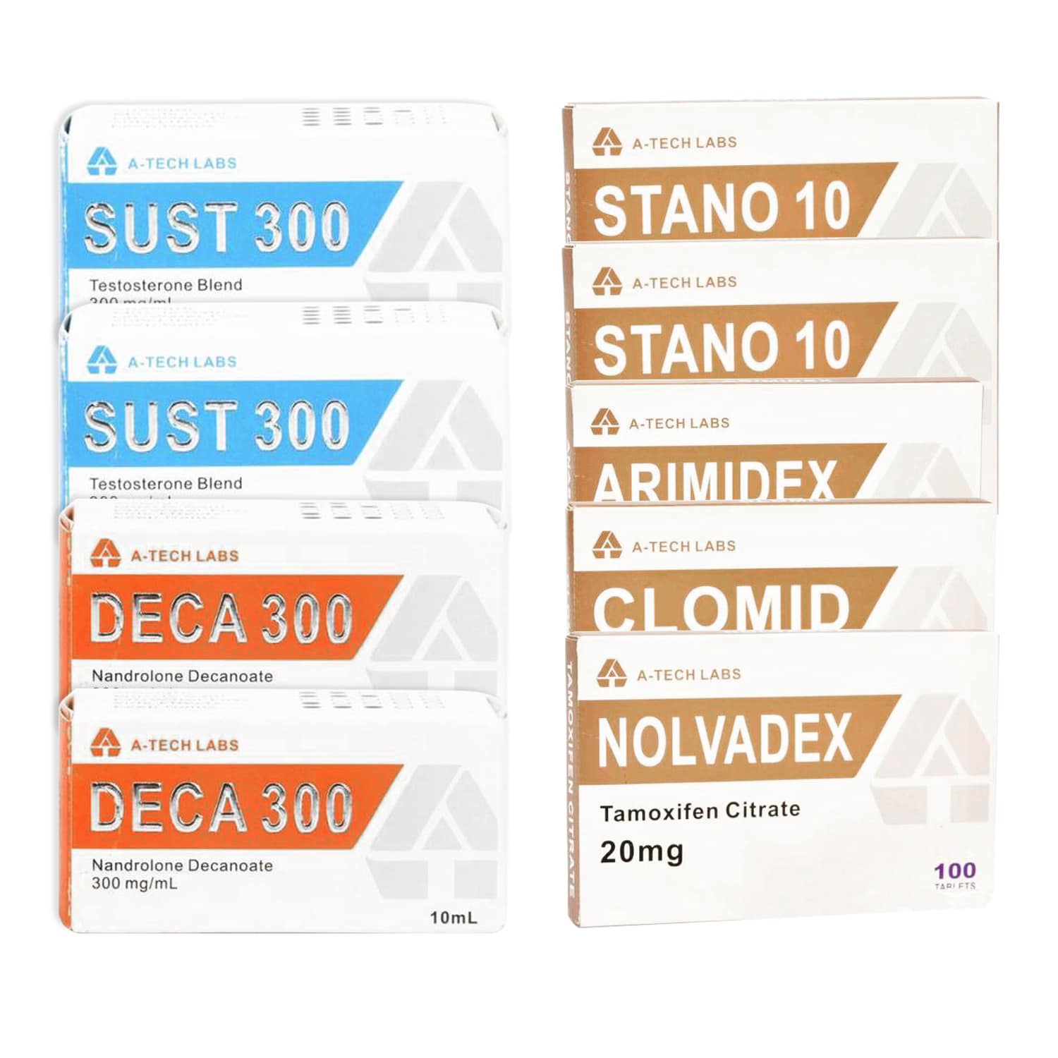 Lean Muscle Gain Pack (oral injektion) Sustanon + Deca + Winstrol (8 veckor) A Tech