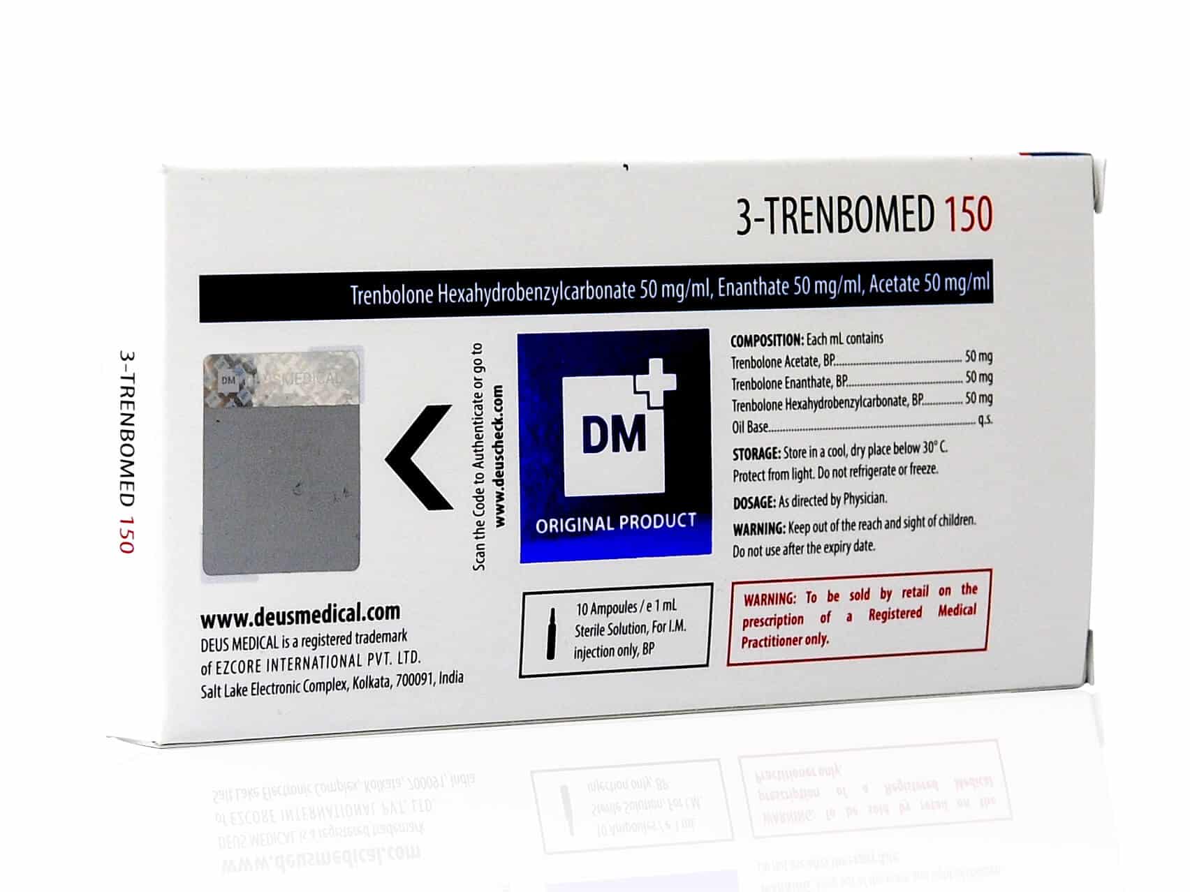DEUSMEDICAL 3 TRENBOMED 150 RYGG