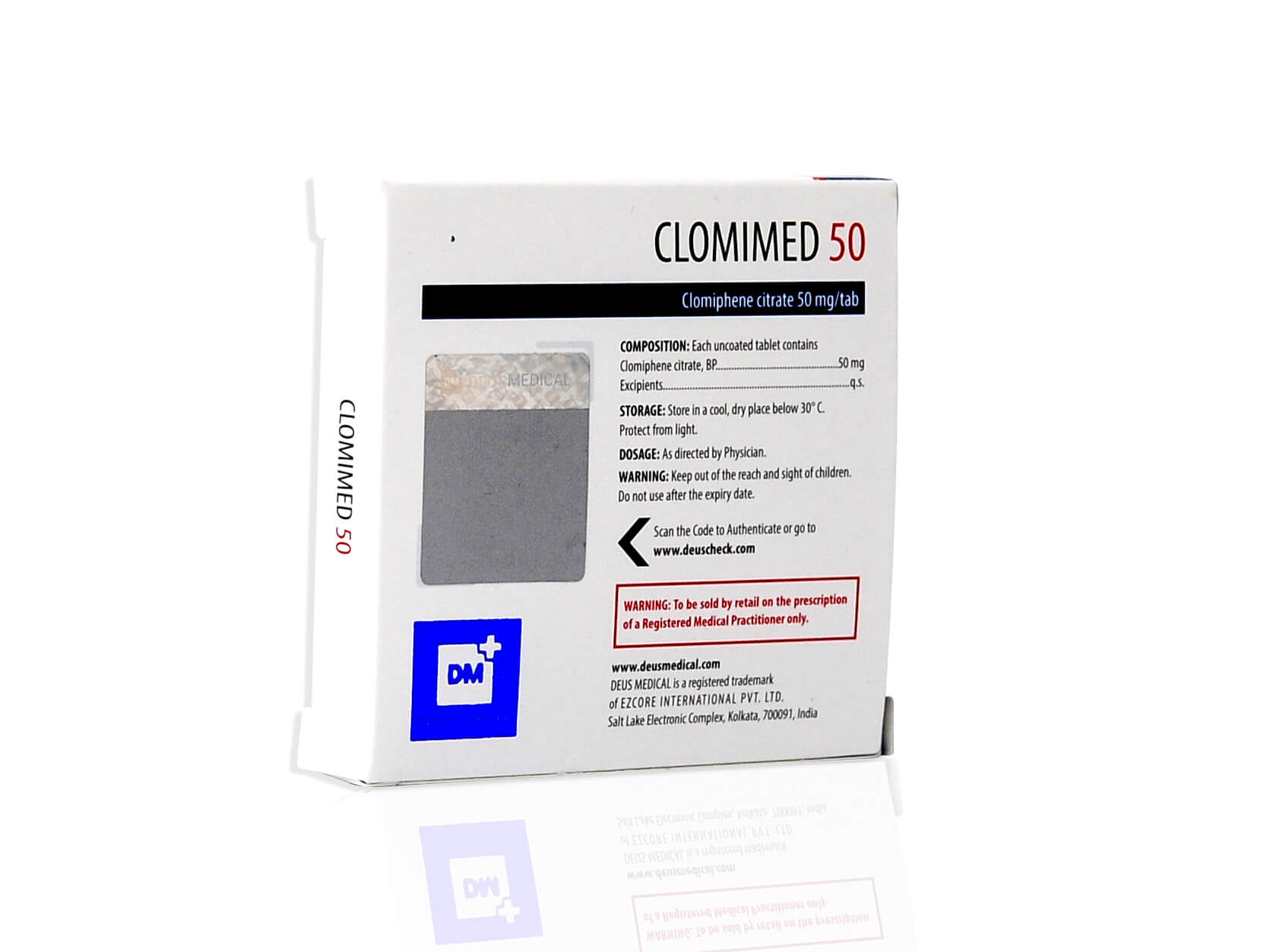 DEUSMEDICAL CLOMIMED 50 RYGG