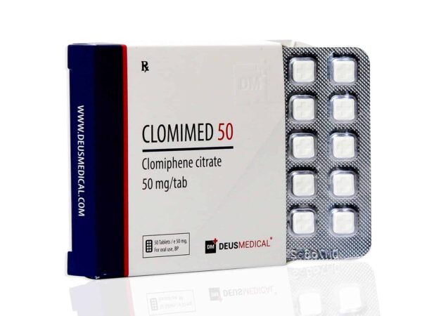 DEUSMEDICAL CLOMIMED 50 FRONT+BLISTER