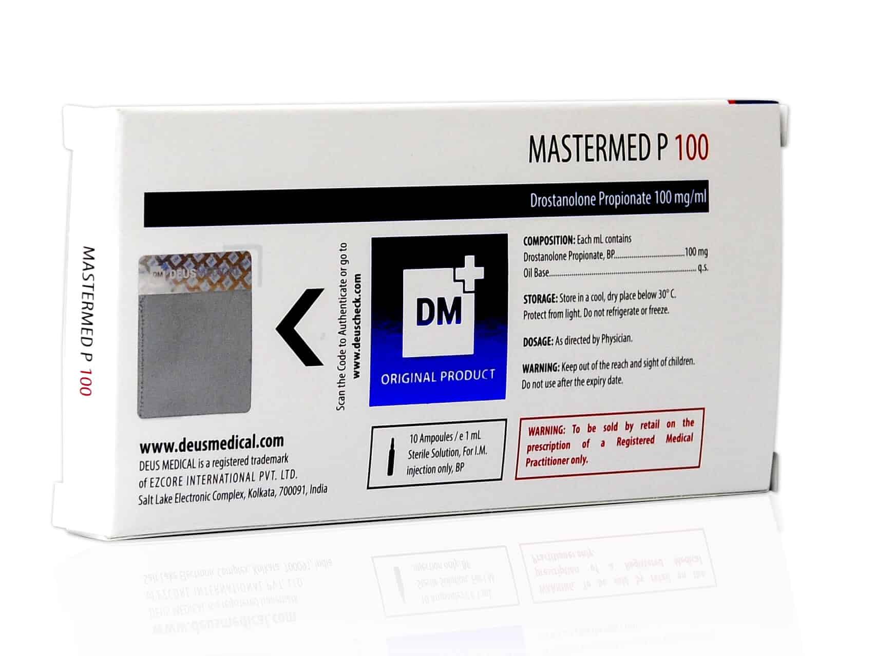 DEUSMEDICAL MASTERMED P 100 TILLBAKA