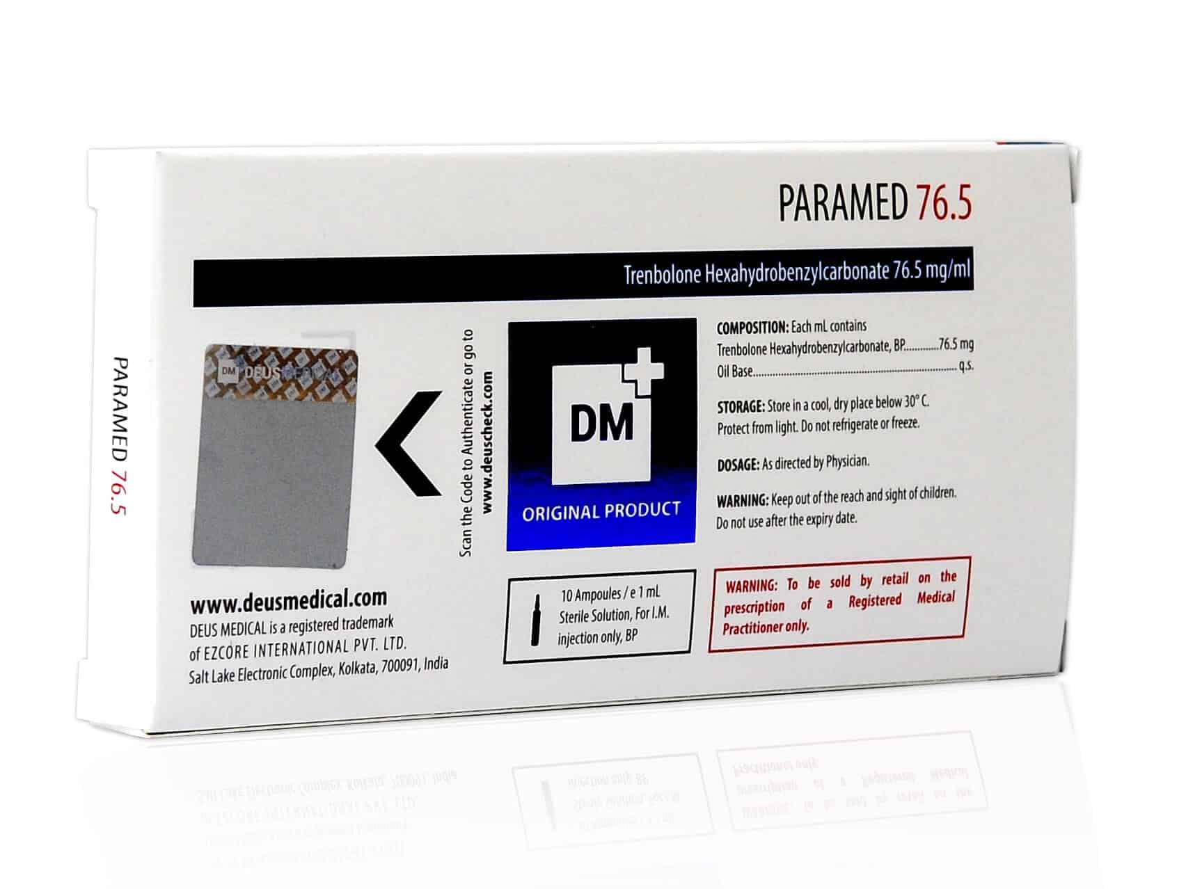DEUSMEDICAL PARAMED 76.5 RYGG