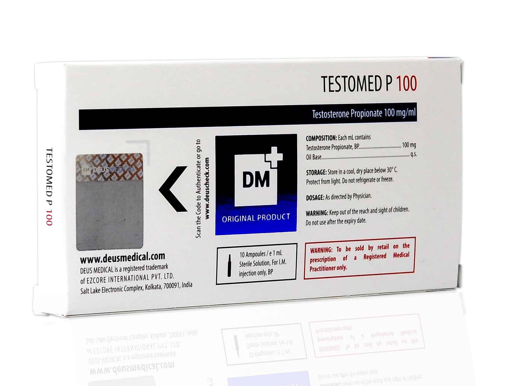 DEUSMEDICAL TESTAD P 100 RYGG