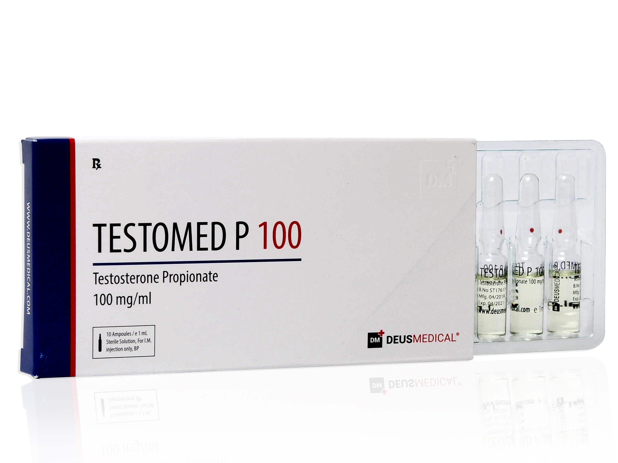 DEUSMEDICAL TESTAD P 100 FRONT+3AMP