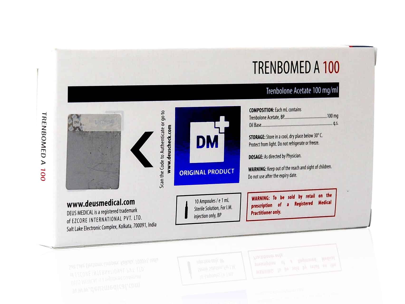 DEUSMEDICAL TRENBOMED A 100 RYGG