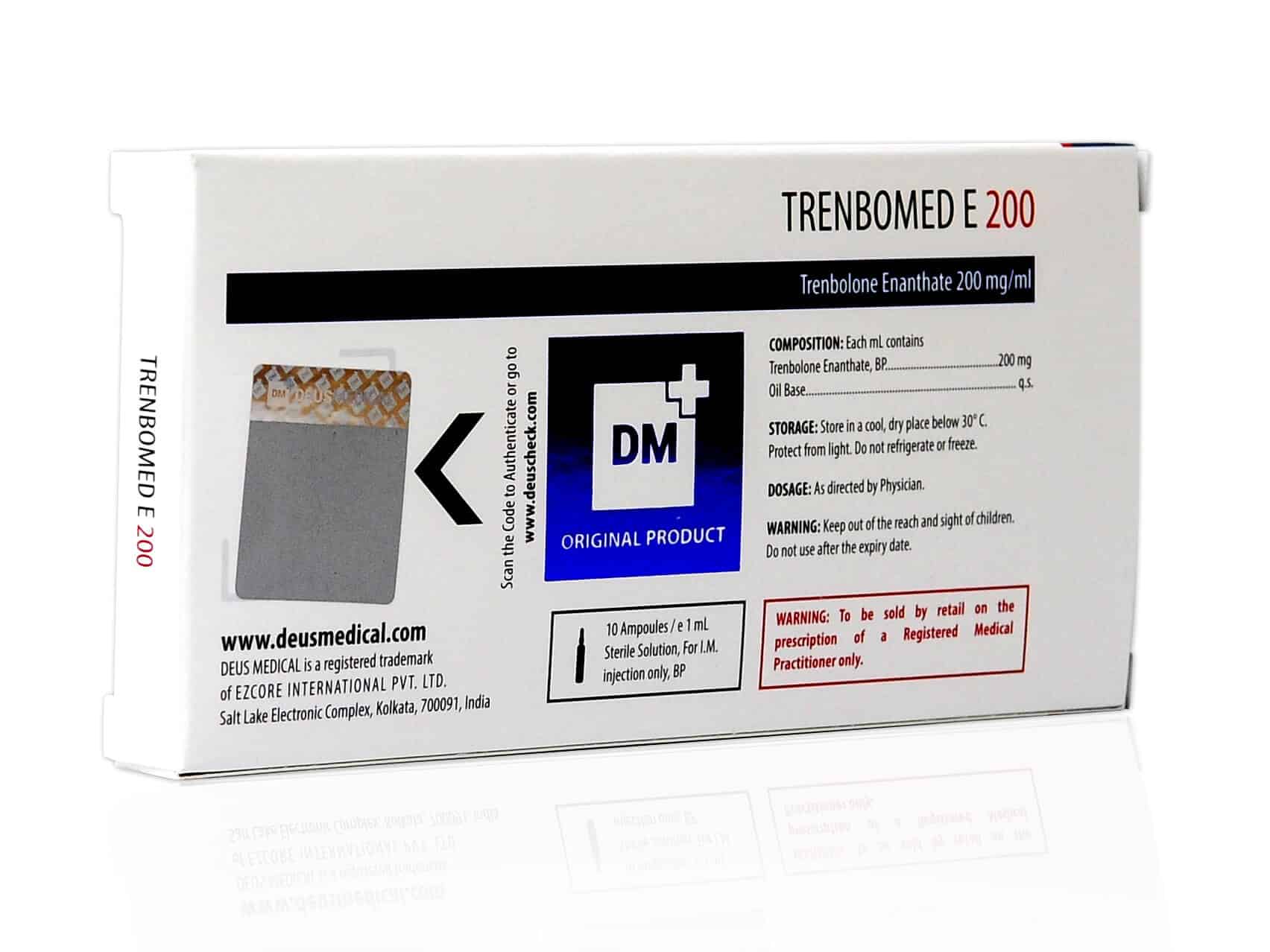 DEUSMEDICAL TRENBOMED E 200 BACK