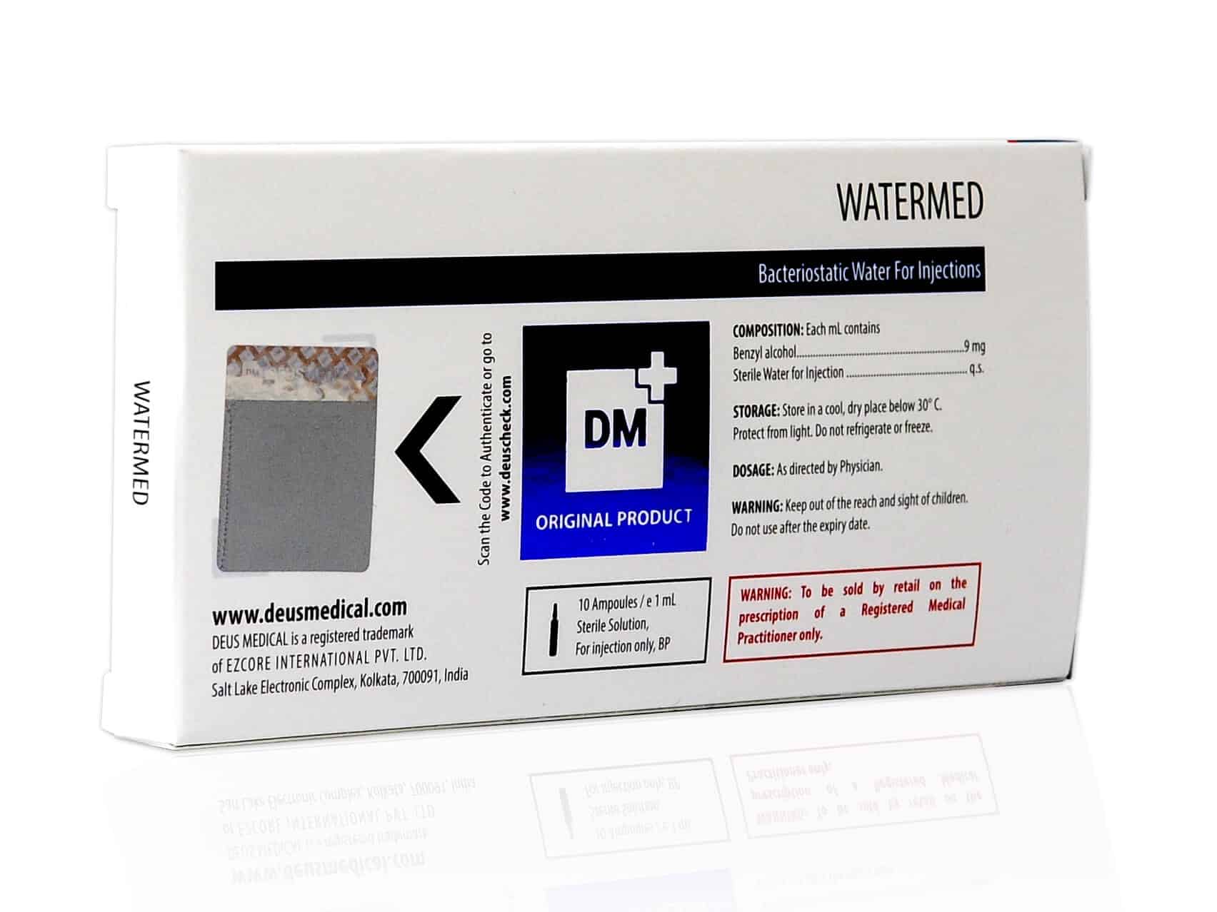 DEUSMEDICINSKT VATTENMED RYGG