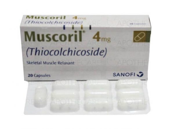 Muscoril 4 mg 20 kapslar Sanofi