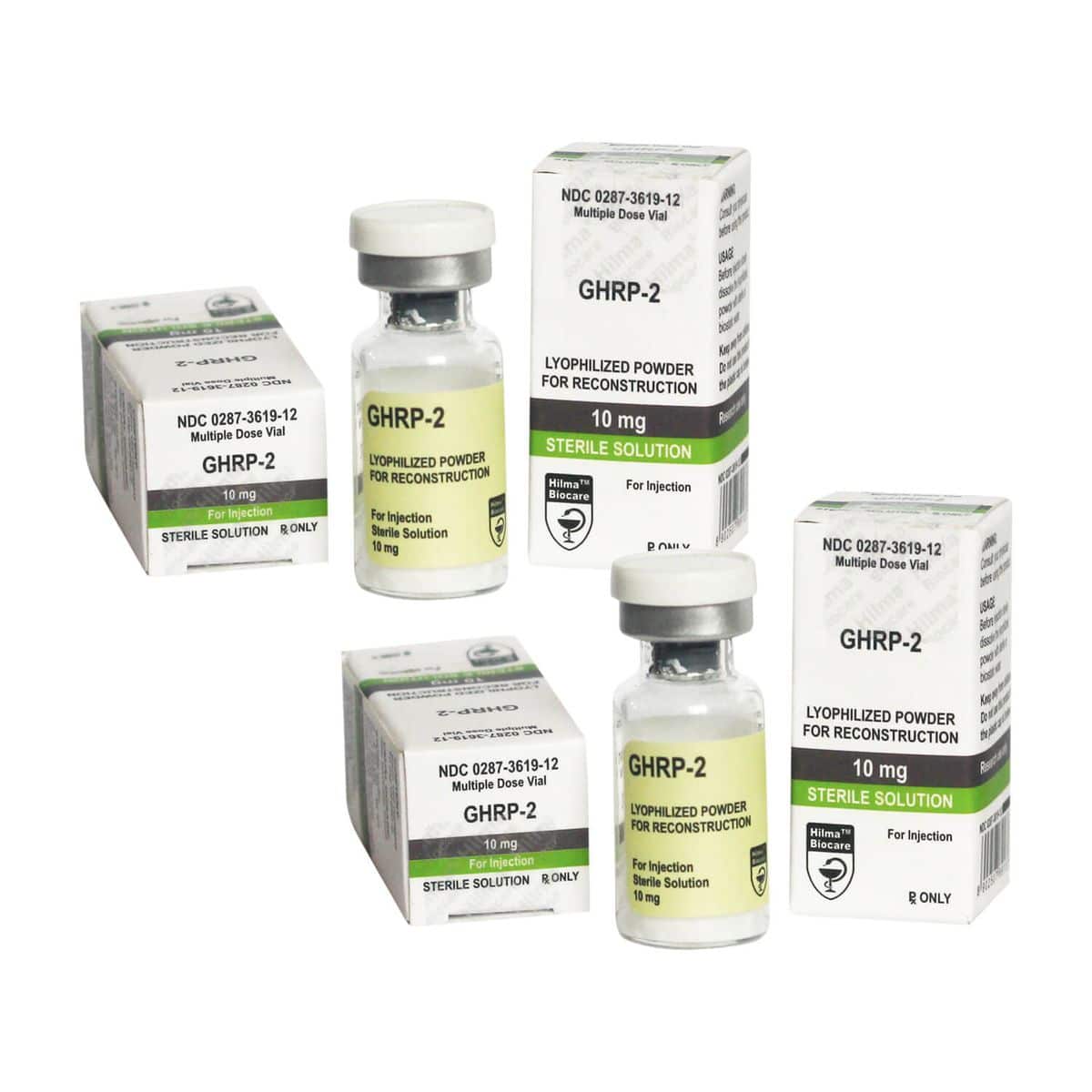 2-PACK GETPEPTIDES BULKING NYBÖRJARE GHRP 2 HILMA BIOCARE