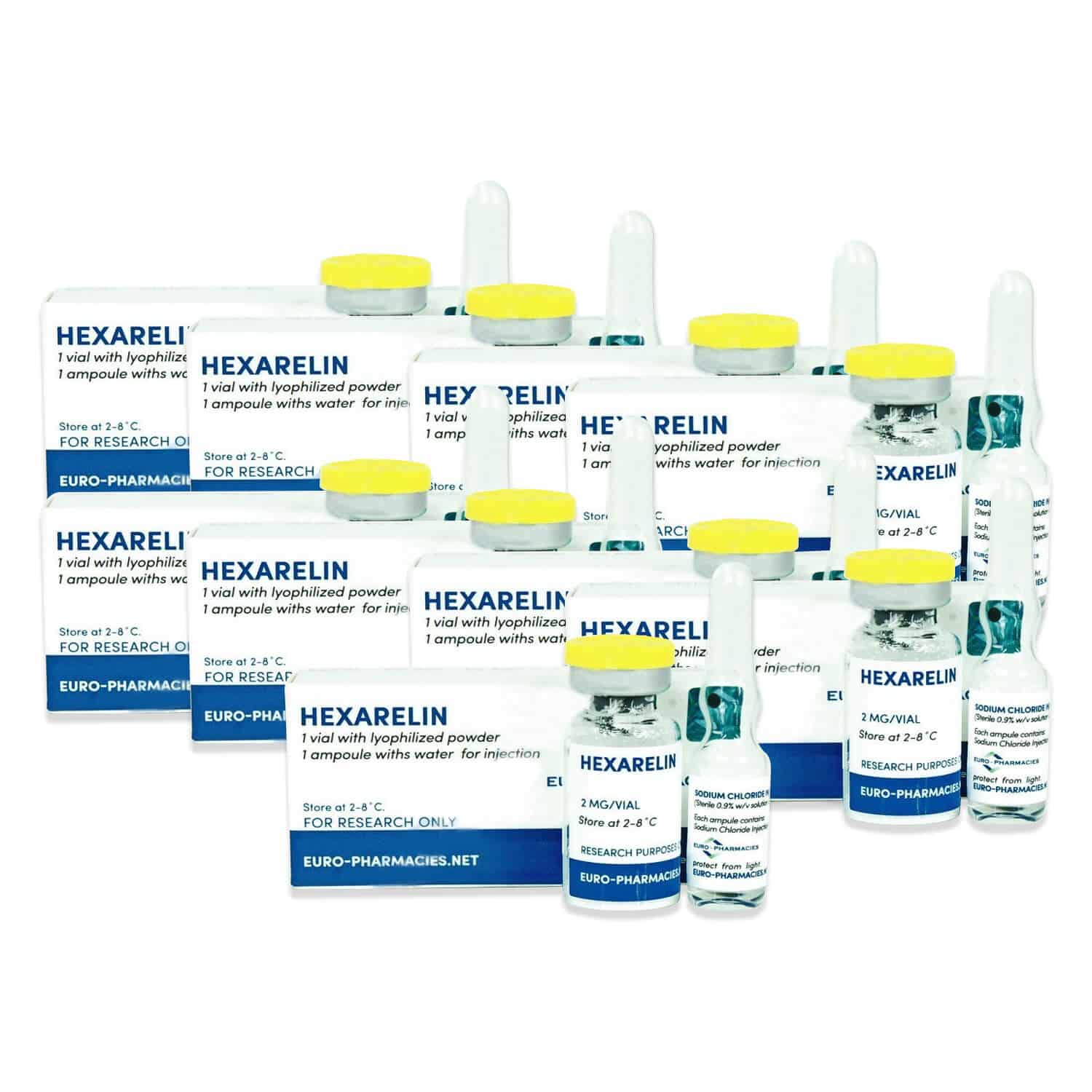 Anti-aging peptider Pack Euro apotek Hexarelin (12 veckor)