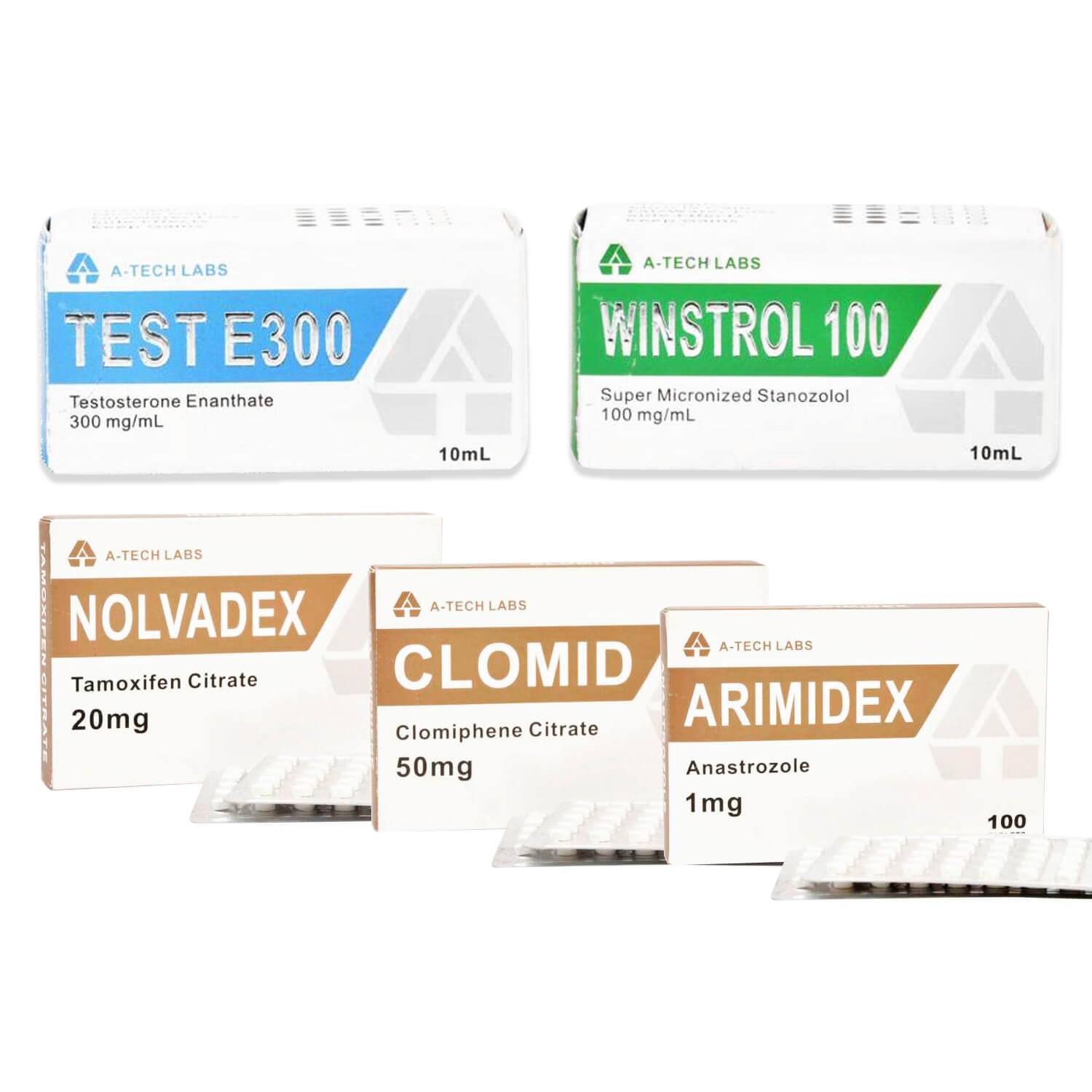 Torrmassa Pack Test E Winstrol Injektion 8 veckor A Tech