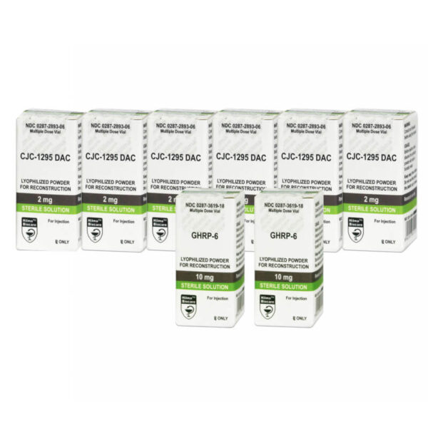 Peptidpaket för mellanliggande massökning GHRP 6 CJC 1295 DAC Hilma Biocare (12 veckor)