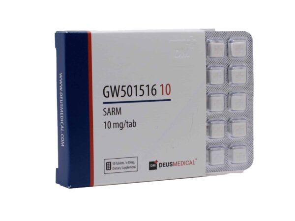 GW501516 10 SARMs 50 tabletter à 10 mg DEUS MEDICAL