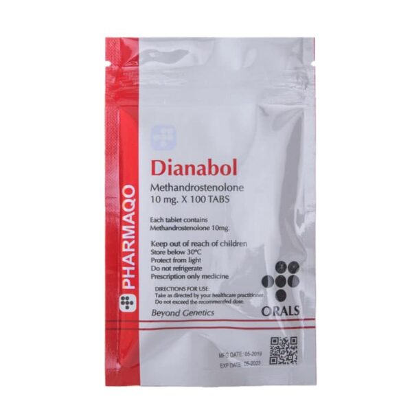 Dianabol 10 mg x 100 Metandrostenolon 10 mg tabletter 100 tabletter Pharmaqo Labs 40 €