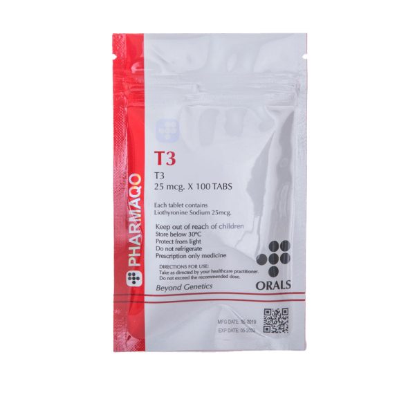 T3 25mcg x 50 Liothyronin-natrium 25mcg tabletter 50 tabletter Pharmaqo Labs 41 €