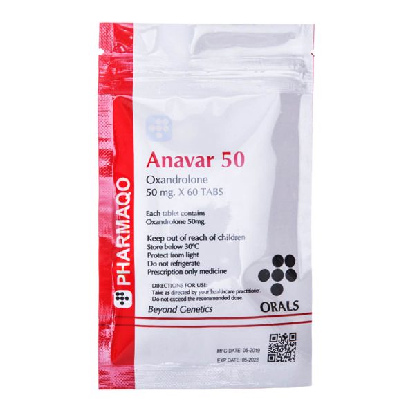 Anavar 50 mg x 60 Oxandrolon 50 mg tabletter 60 tabletter Pharmaqo Labs