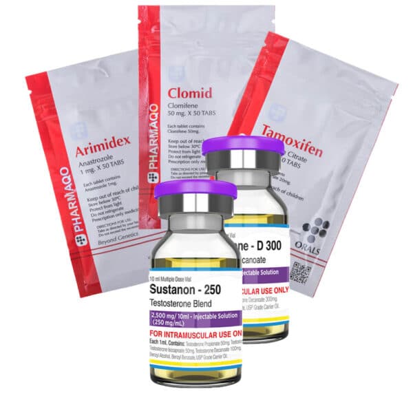 1 Klassiskt Massökningspaket 8 veckor Sustanon Deca durabolin Skydd PCT Pharmaqo Labs 600×600
