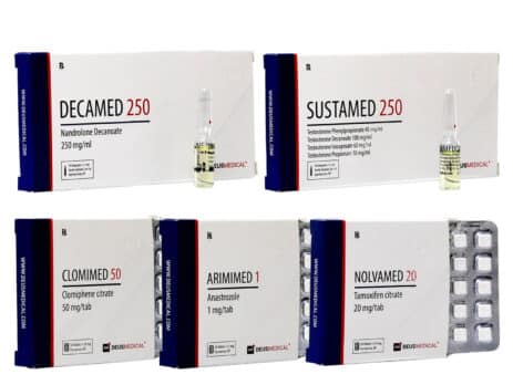 2 Klassiska Massökningspaket 8 veckor Sustanon Deca durabolin Skydd PCT Deus Medical 463×348