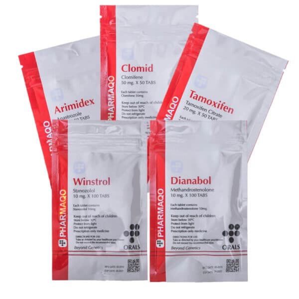 4 Pack för torrviktsökning Oral 4 veckor Dianabol Winstrol Skydd PCT Pharmaqo Labs 600×600