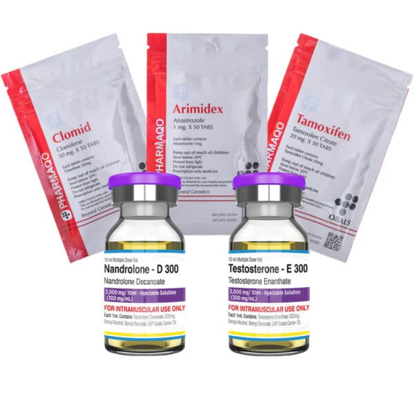 5 Massökningspaket INJICERA Enanthate 250 DECA 8 veckor Pharmaqo Labs 600×600