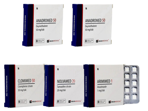 Bulking pack Oral steroid Anadrol Oxymetholone 4 veckor Deus Medical