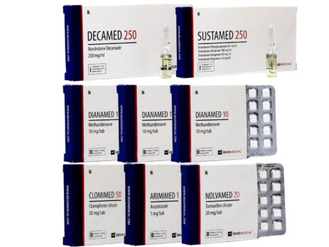 Klassiskt Mass Gain Pack 8 veckor Sustanon Deca Dianabol Skydd PCT Deus Medical 463×348
