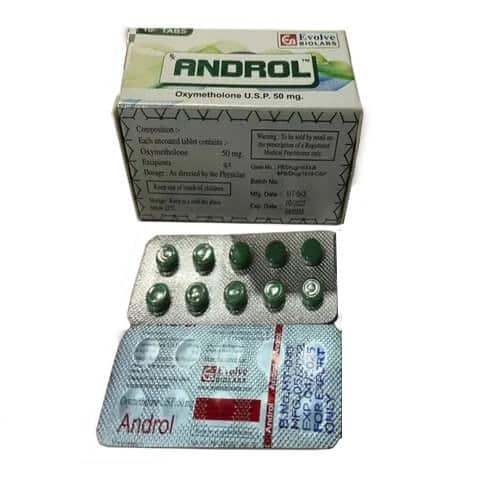 Anadrol 50 mg (10 piller) Evolve Biolabs