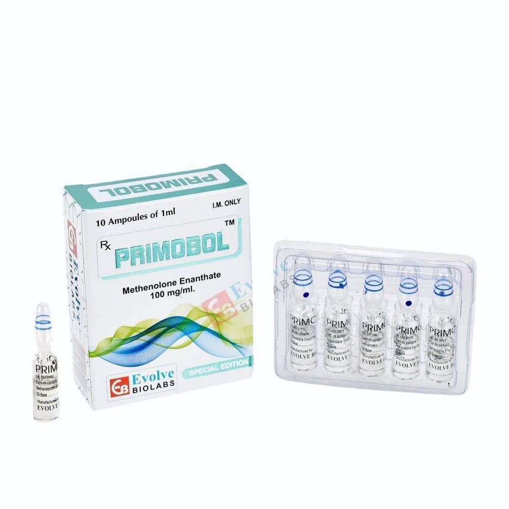 Primobol (metenolon enantat 100 mg/ml) (10x1 ml ampuller) - Evolve Biolabs