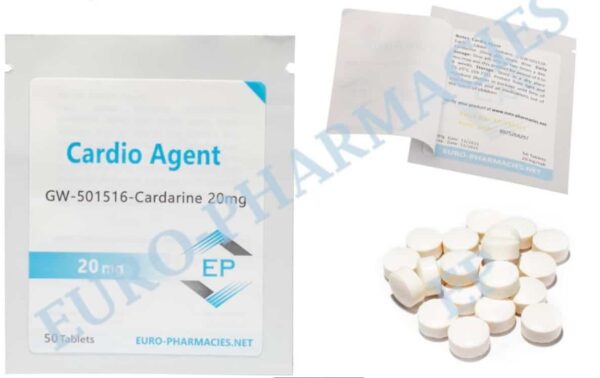 Cardio Agent (Cardarine GW501516) 20 mg tablett 50 tabletter Euro Pharmacies EU