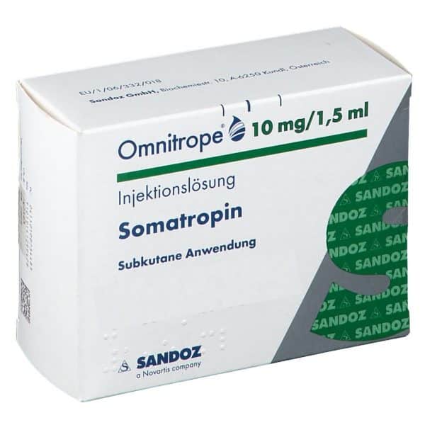 Somatropin Omnitrope 30 IE 10 mg 1,5 ml kartong Sandoz