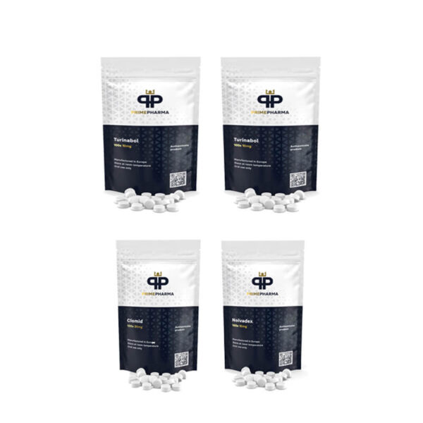 PRIME PHARMA'S 6-veckors muskelpaket (oralt) Turinabol + PCT