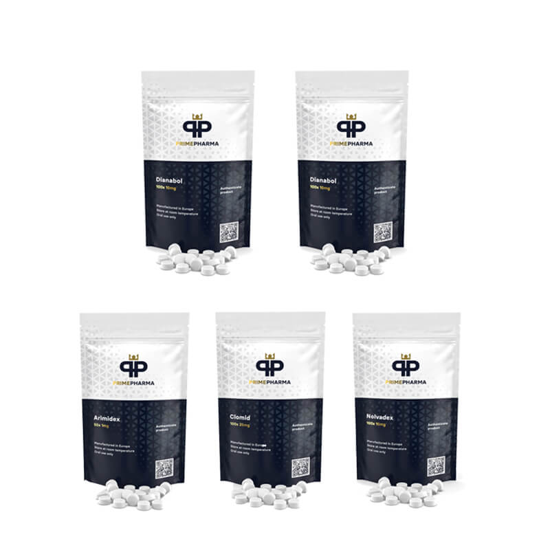 Massökningspaket (oralt) Dianabol (6 veckor) PRIME PHARMA
