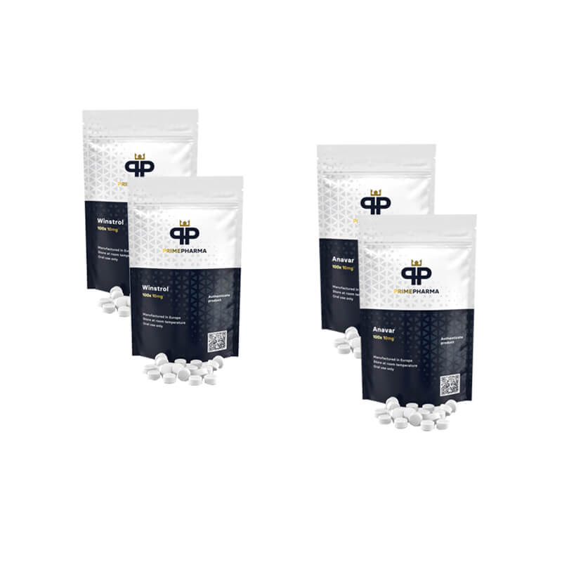 Lean Mass Gain Pack: Anavar + Winstrol orala steroider (6 veckor) PRIME PHARMA