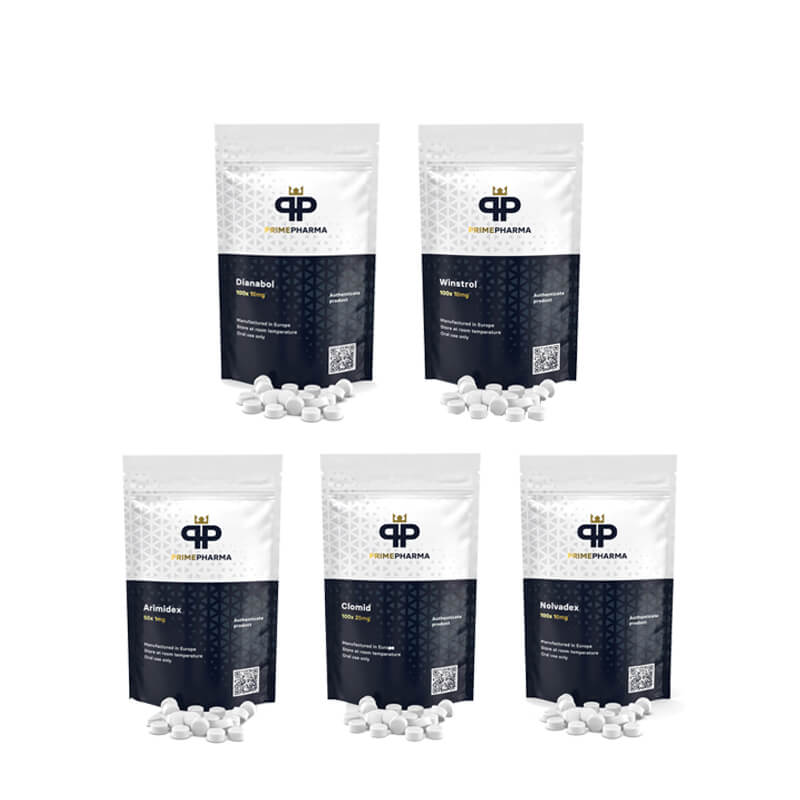 Lean Mass Gain Pack: Orala steroider Dianabol + Winstrol (4 veckor) PRIME PHARMA