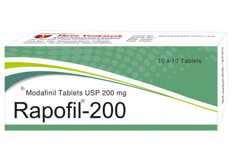 ROPOFIL - Modafinil 200mg (100 tabs) - Shree Venkatesh