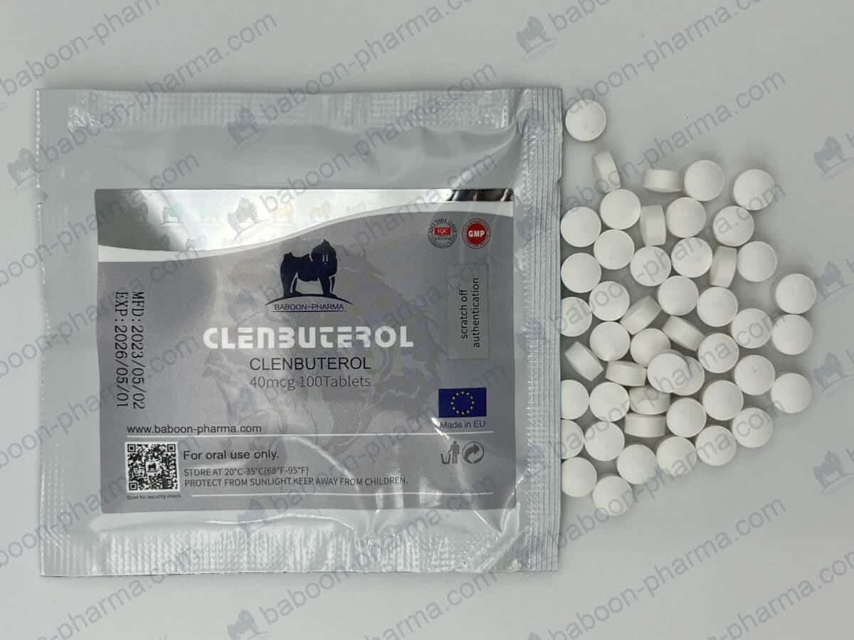 Baboon Pharma Orala tabletter Clenbuterol 40 1